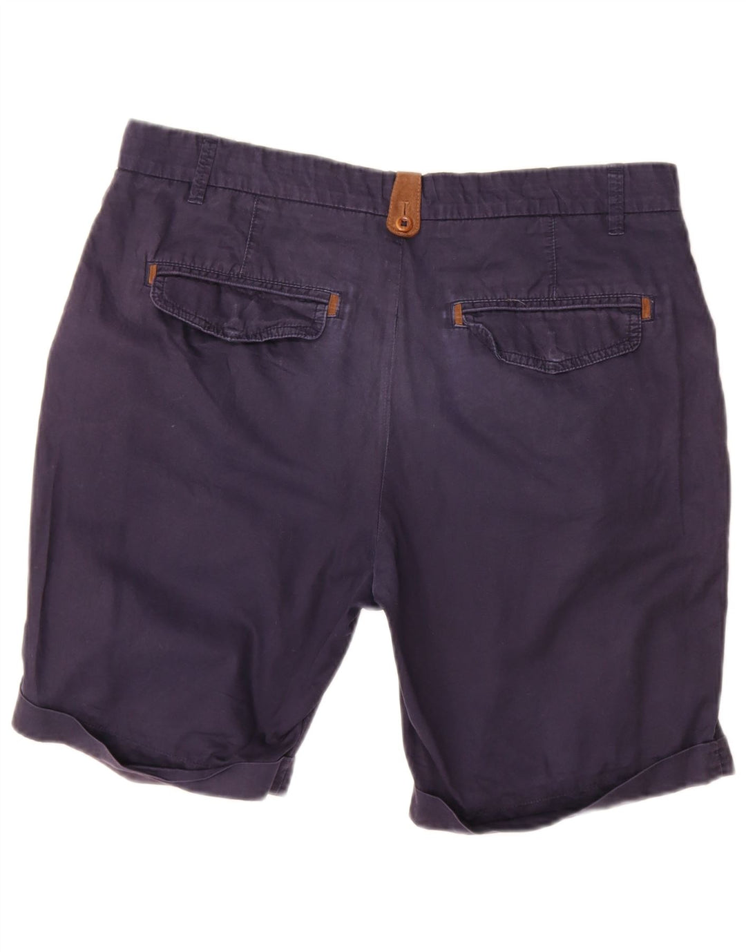 Męskie spodenki chino Zara EU 42 Large W32 granatowe