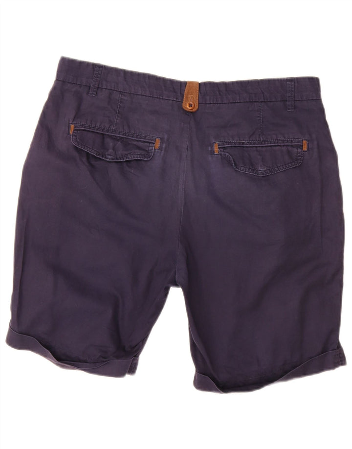 Męskie spodenki chino Zara EU 42 Large W32 granatowe