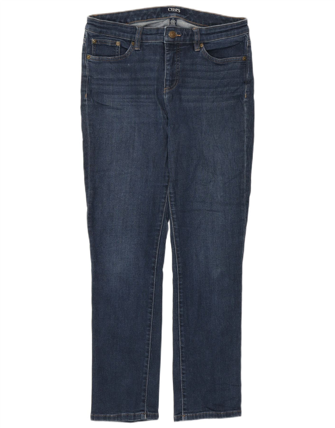Damskie dżinsy Chaps Petite Slim US 10 Large W32 L27 Niebieska bawełna