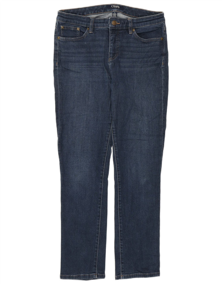 Damskie dżinsy Chaps Petite Slim US 10 Large W32 L27 Niebieska bawełna
