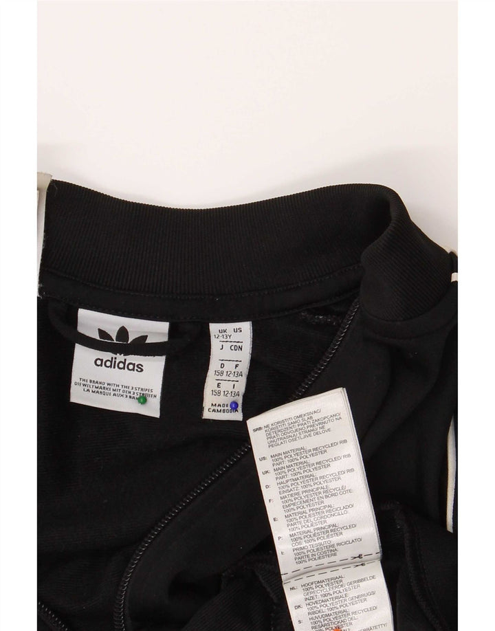 Chłopięca bluza dresowa Adidas 12-13 lat, czarna, poliester