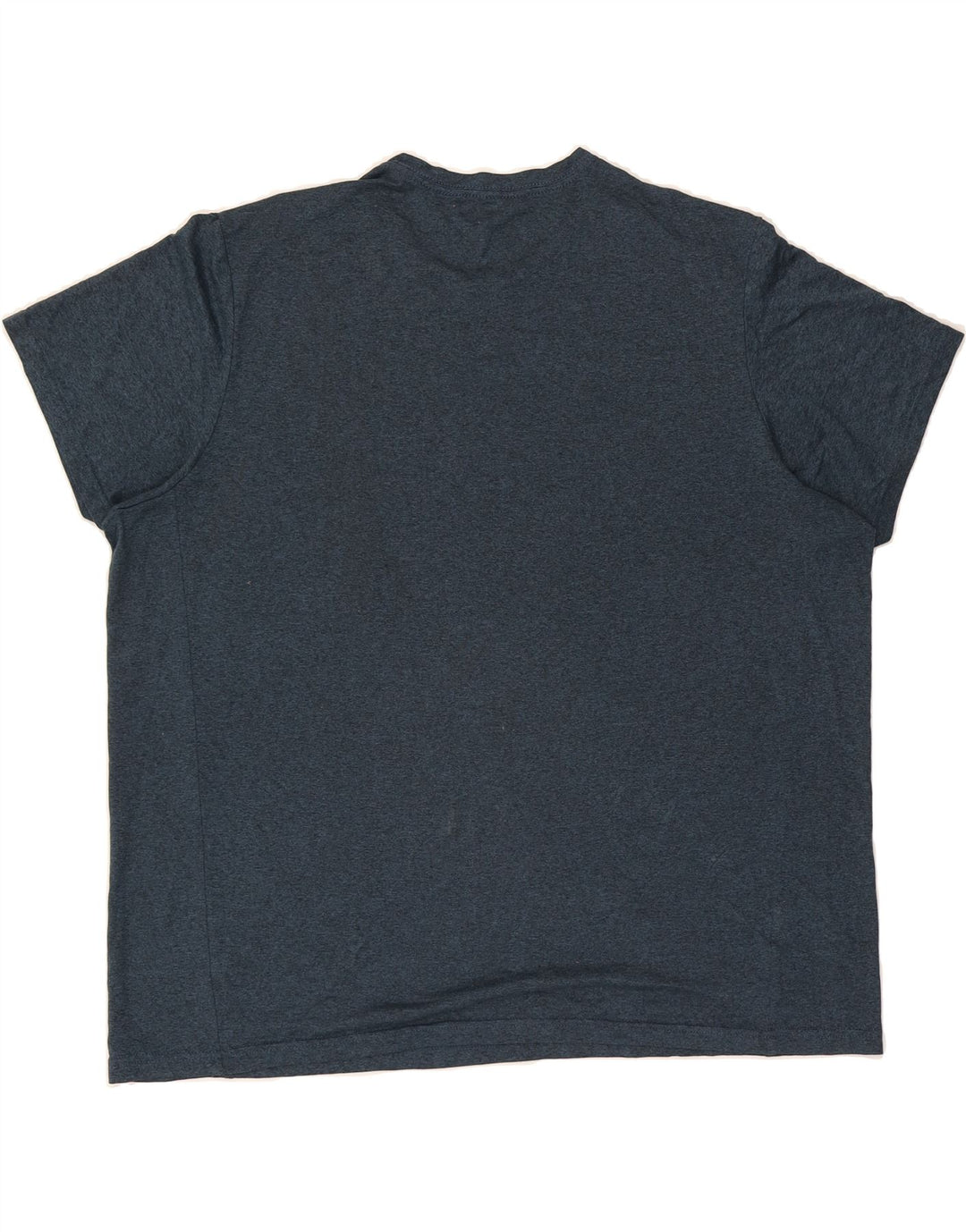 EDDIE BAUER Mens T-Shirt Top 2XL Navy Blue Polyester Vintage Eddie Bauer and Second-Hand Eddie Bauer from Messina Hembry 