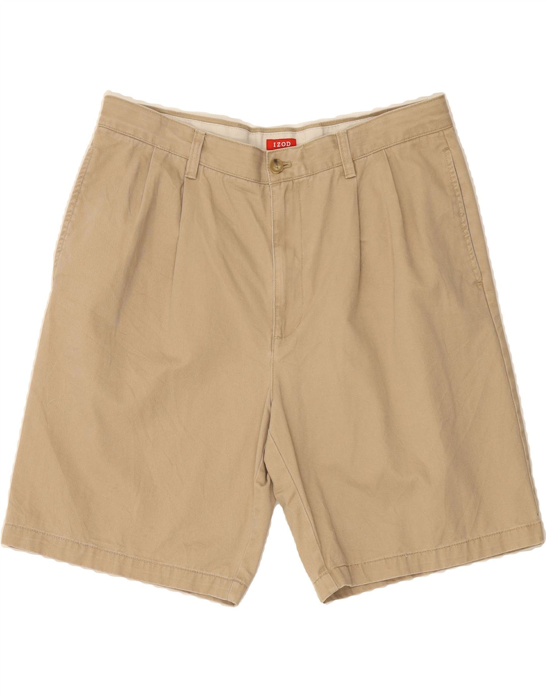 IZOD Mens Pegged Chino Shorts W36 Large Beige Cotton Vintage Izod and Second-Hand Izod from Messina Hembry 