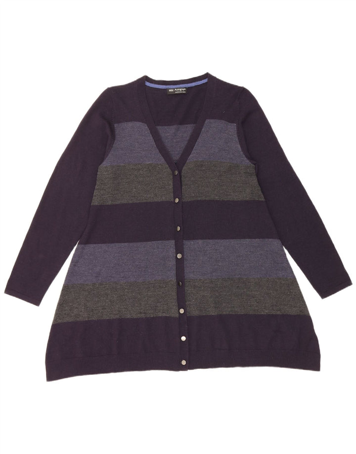 Sweter damski Marks & Spencer UK 14, średni granatowy w paski