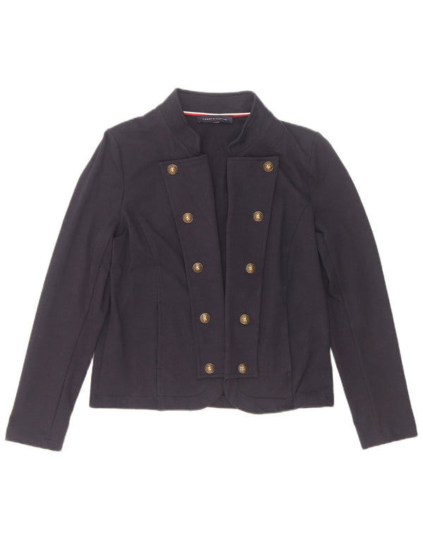 Damska kurtka bomberka Tommy Hilfiger UK 14, średnia, granatowa, bawełniana