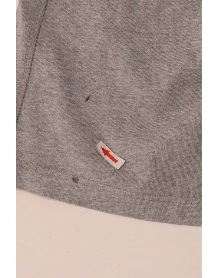 Męskie spodenki sportowe Nike, małe, szare, bawełniane