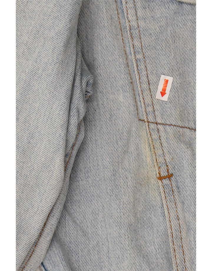 RIFLE Mens Denim Jacket UK 40 Large Blue