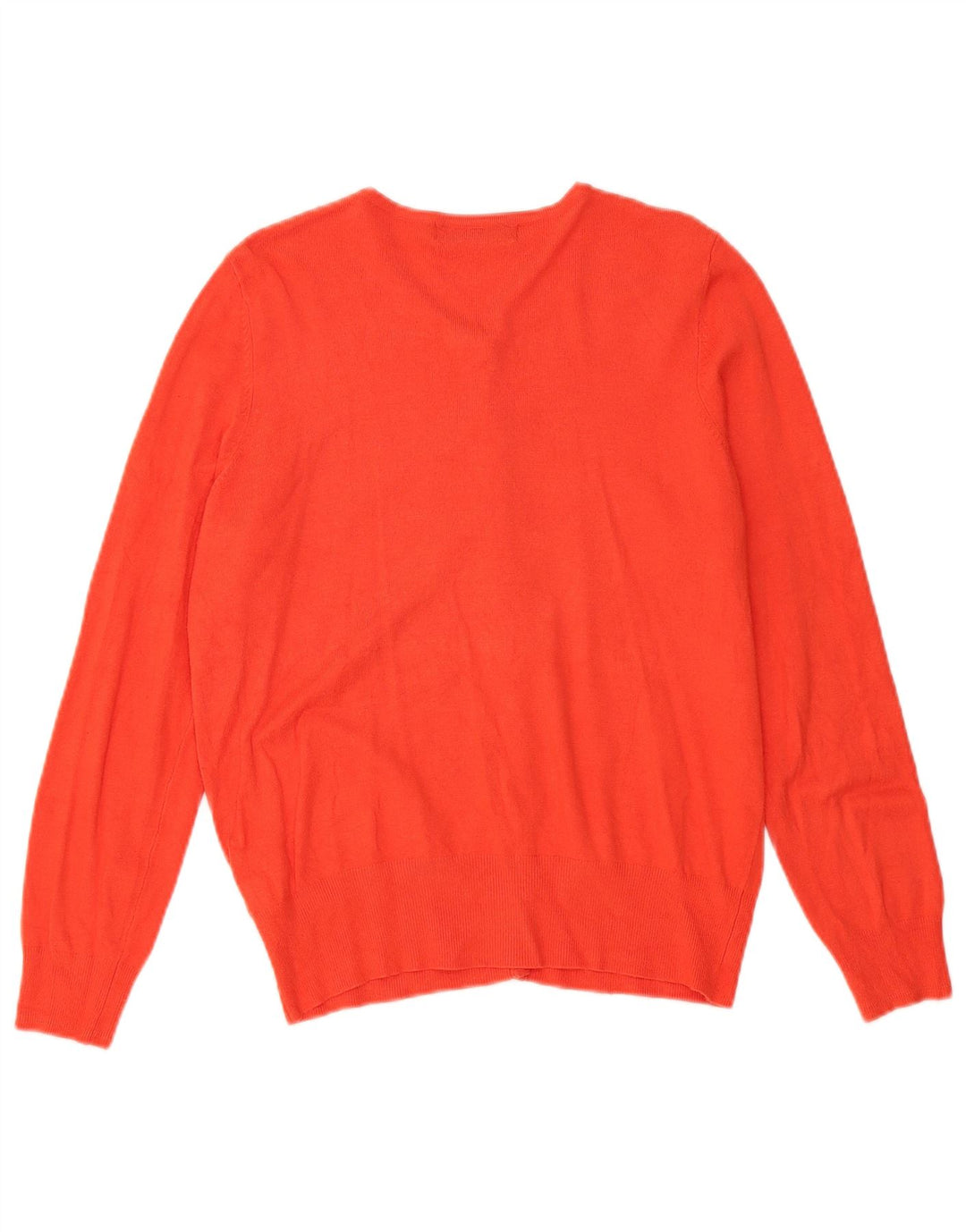 Marks & Spencer Damski sweter kardigan UK 14, duża, pomarańczowa wiskoza