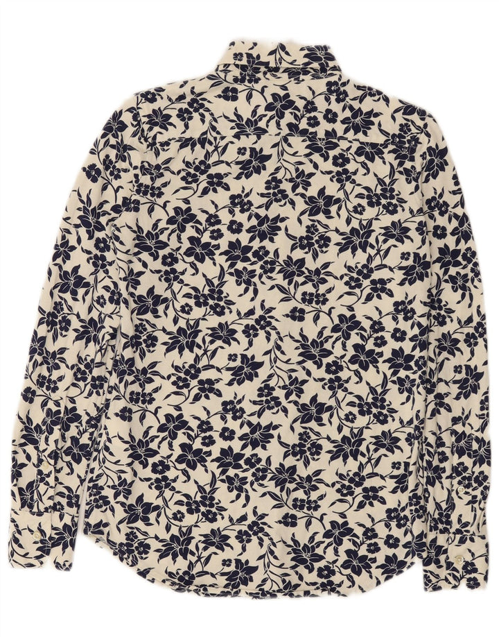 Koszula męska Ralph Lauren, mała, biała, bawełniana w kwiaty