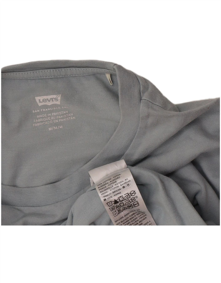 Damska koszulka Levi's Crop Graphic Top UK 14 Średnioszara bawełna