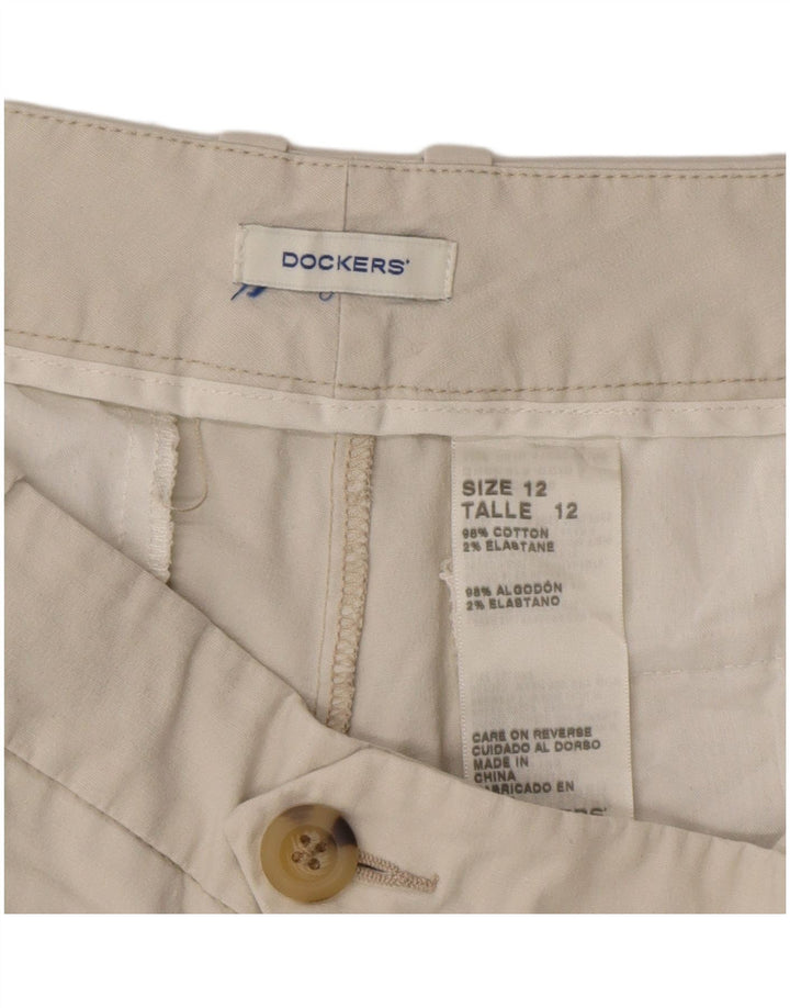 Damskie spodenki Chino Dockers US 12 Large W36 Beżowa bawełna