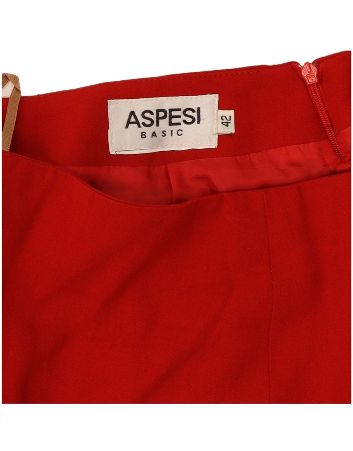 Damska spódnica mini z wysokim stanem Aspesi IT 42 Medium W25 czerwona