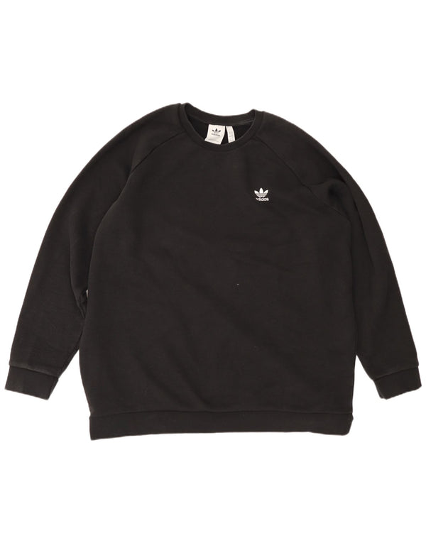 Bluza męska ADIDAS, sweter 2XL, czarna, bawełniana