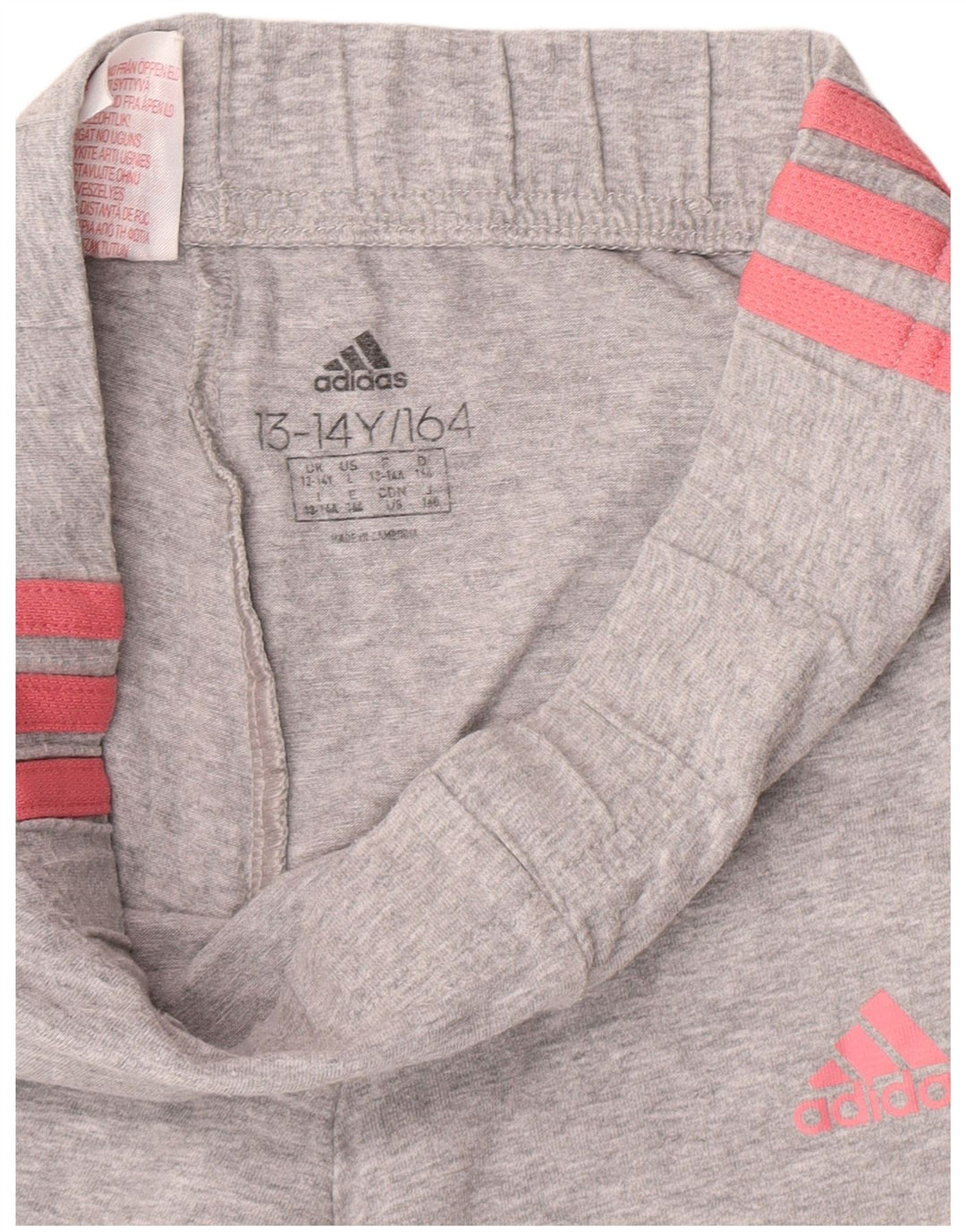 Legginsy Adidas Dziewczęce 13-14 Lat Szare
