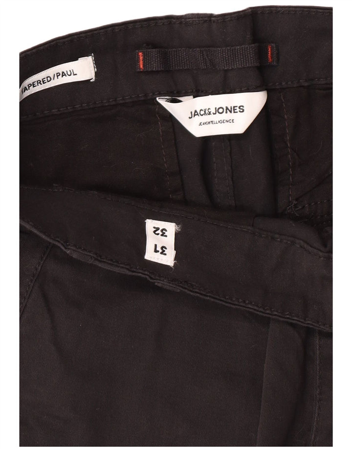 Męskie spodnie cargo JACK & JONES Paul W31 L32 Czarne, bawełniane, klasyczne