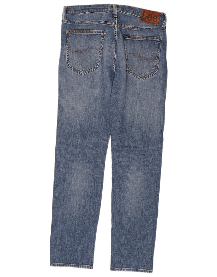 Męskie jeansy Lee Slim W32 L32 Niebieskie bawełniane