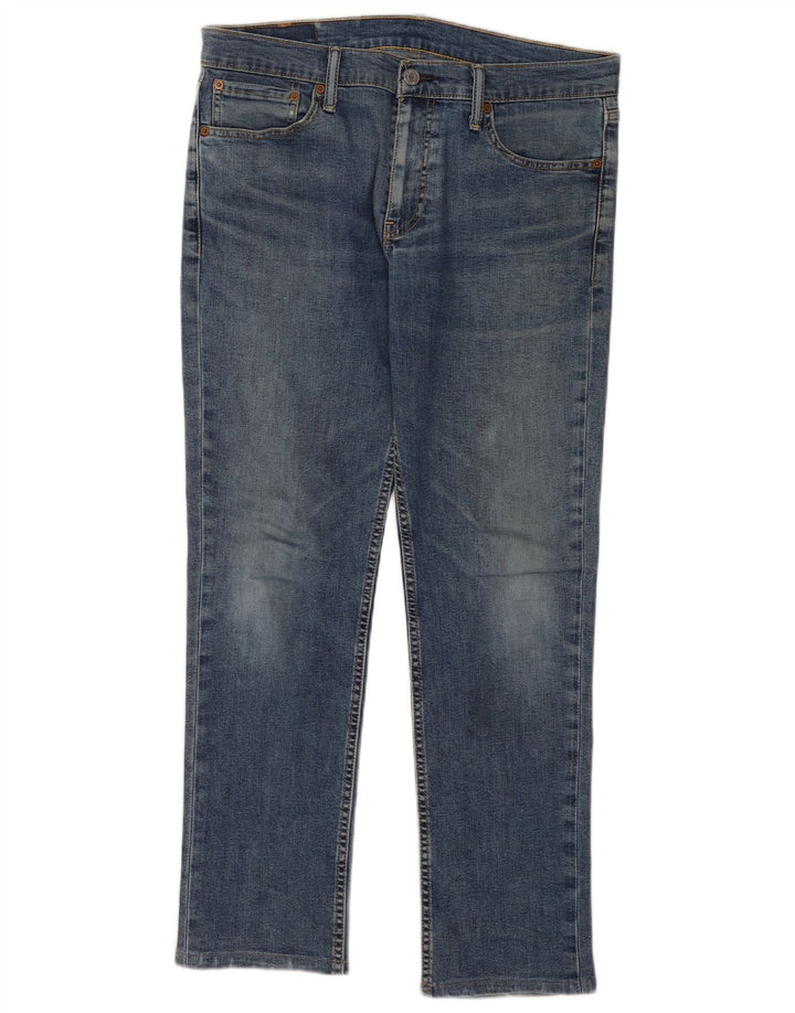 Męskie jeansy Levi's 511 Slim W32 L29 Niebieska bawełna