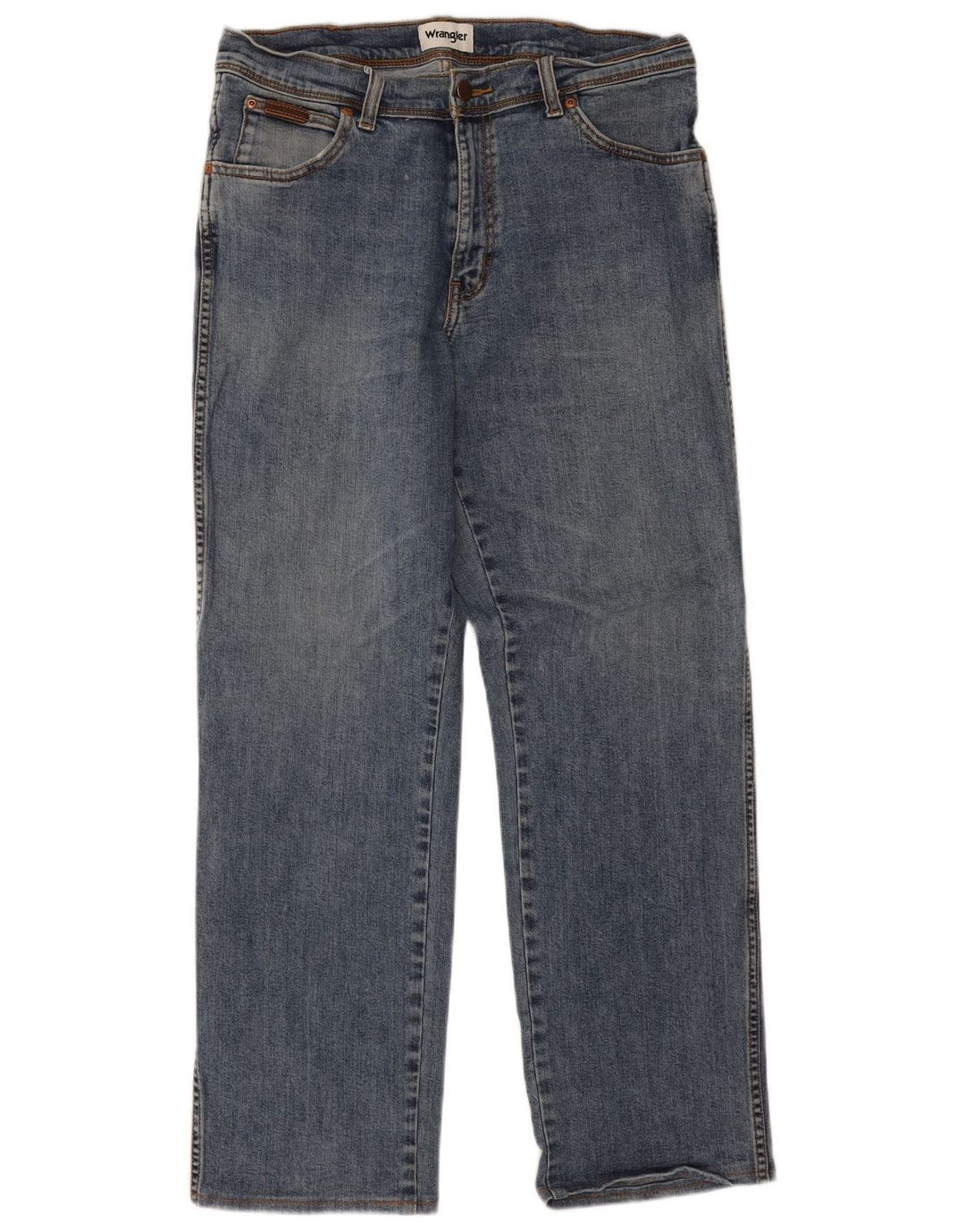 Męskie jeansy Wrangler Texas Straight W34 L29 Niebieskie, bawełniane