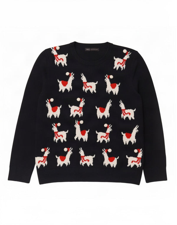 Marks & Spencer Damski sweter z wycięciem pod szyją UK 12 Średni granatowy Chri