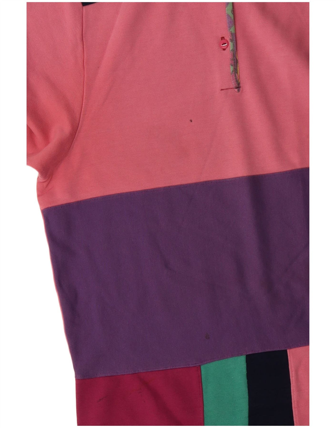 Sweter damski VINTAGE UK 18 XL, wielokolorowy, z blokami kolorów