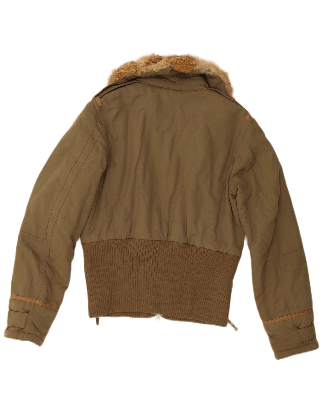 Damska wyściełana kamizelka wojskowa Woolrich UK 10, mała, zielona nylonowa