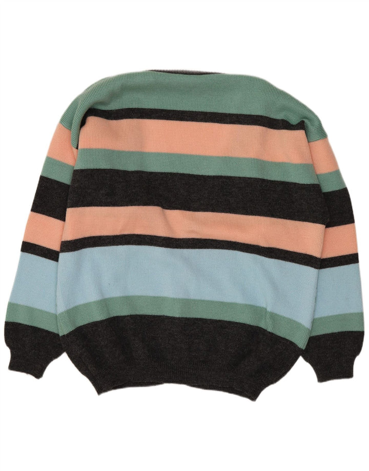 Męski sweter rozpinany VINTAGE IT 52/54 Duży, wielokolorowy Fair Isle