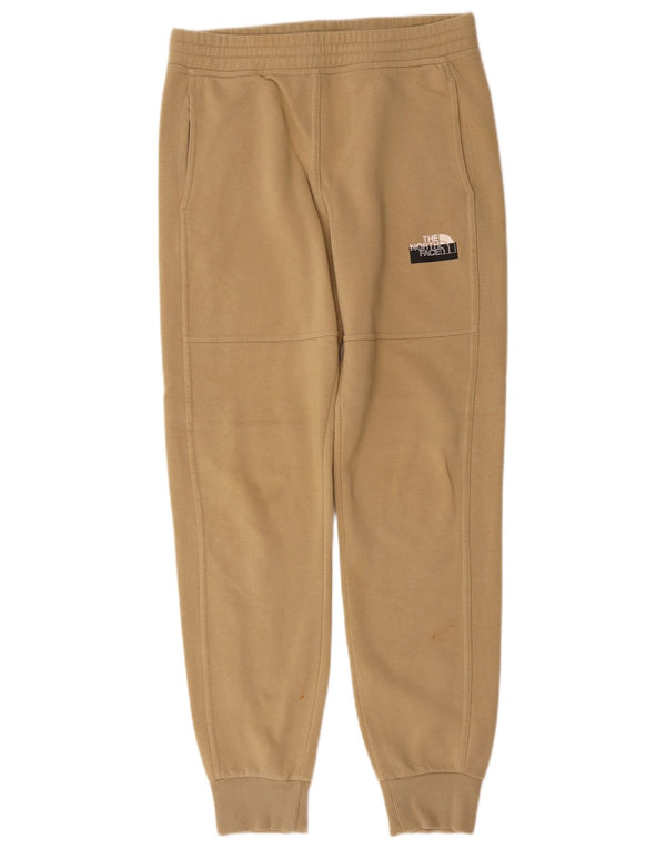 Męskie spodnie dresowe The North Face Joggers Small, beżowe, bawełniane