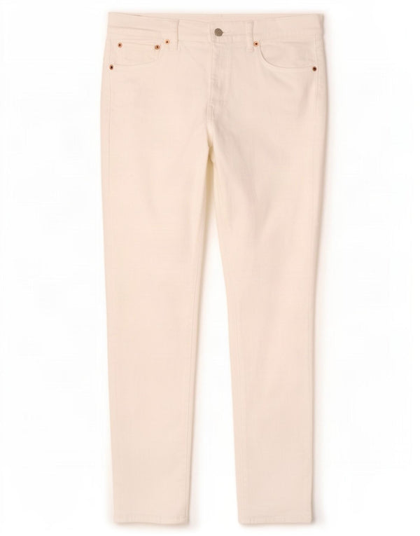 Polo Ralph Lauren Damskie Tompkins Skinny Jeans W31 L31 Biała bawełna