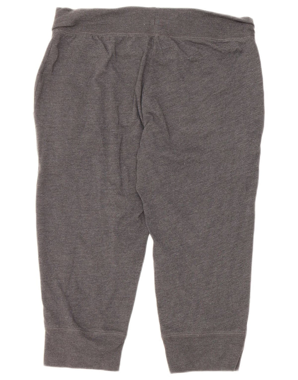 Damskie spodnie dresowe Reebok Capri Joggers UK 14 Średnioszary, bawełniany