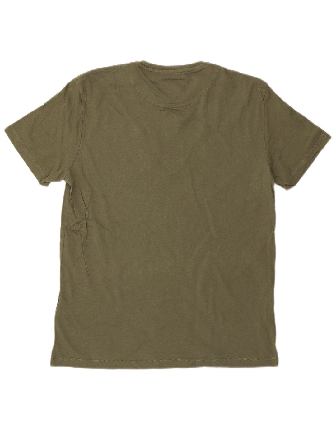 Męski T-shirt z grafiką GAS, duży, bawełniany khaki