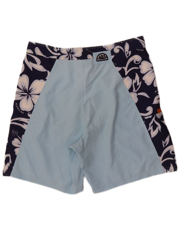 Męskie spodenki kąpielowe Sundek XL Niebieski kwiatowy poliester