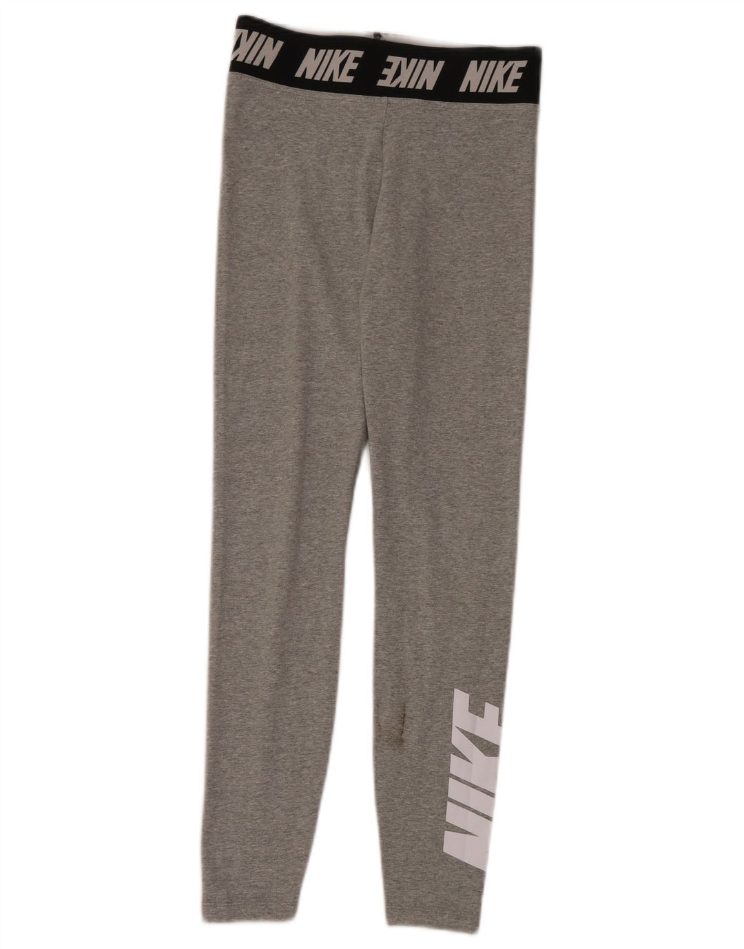 Damskie legginsy Nike Graphic UK 10, małe, szare, bawełniane