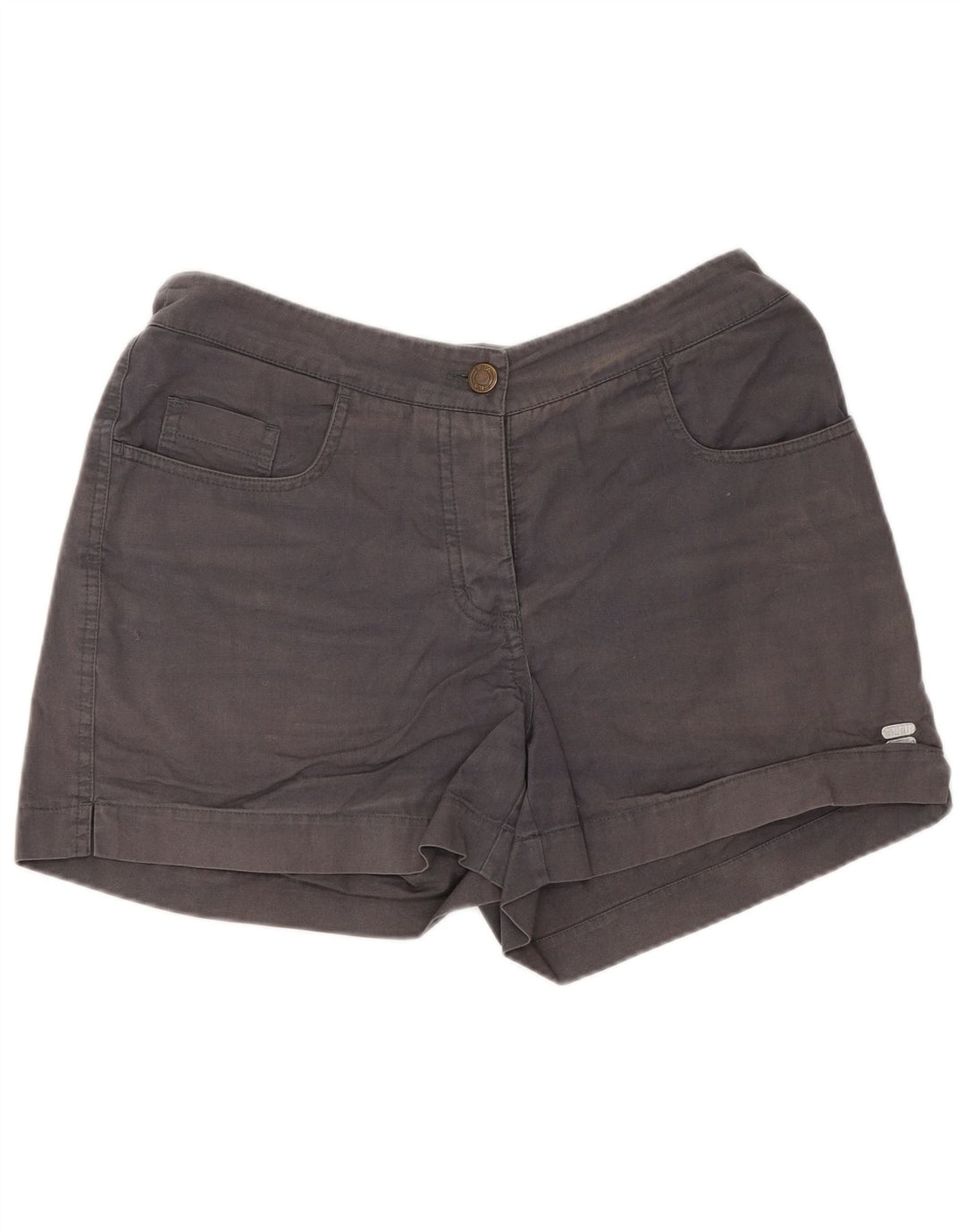 Damskie spodenki cargo Fila Medium W28, szara bawełna