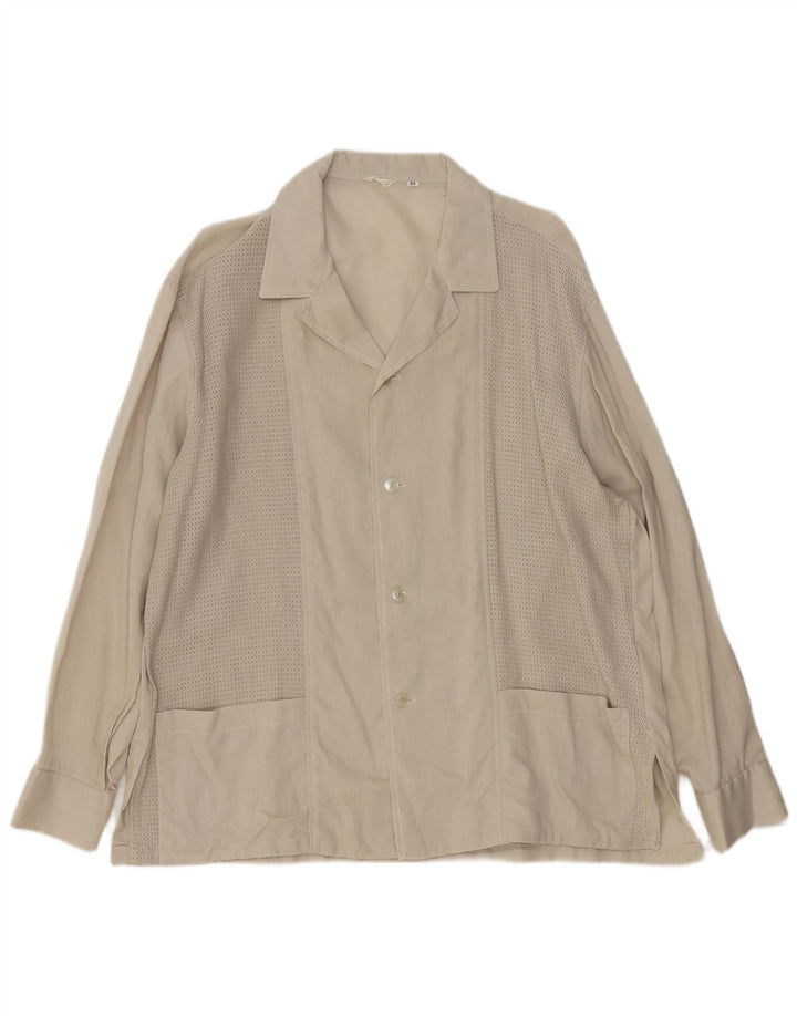 Koszula wierzchnia męska vintage IT 54 XL, zielona