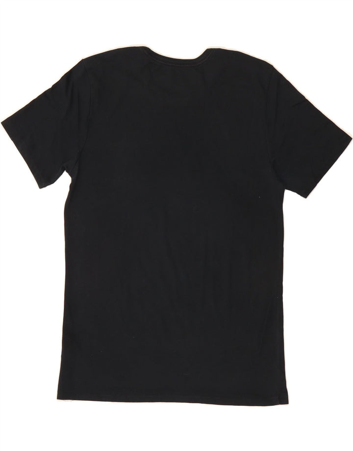 NIKE Mens Athletic Cut Graphic T-Shirt Top Medium Black Cotton Vintage Nike and Second-Hand Nike from Messina Hembry 