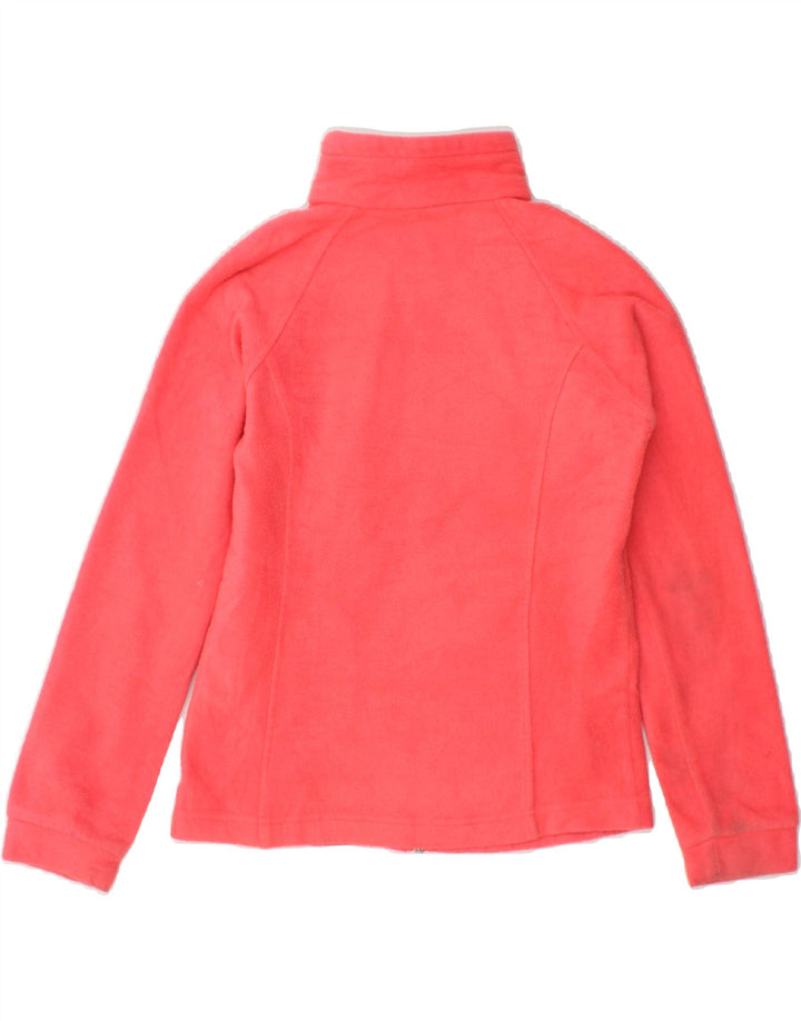 COLUMBIA Girls Fleece Jacket 10-11 Years Medium Pink Polyester Vintage Columbia and Second-Hand Columbia from Messina Hembry 