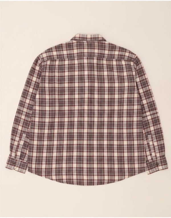 Męska koszula flanelowa European Project XL, szara, bawełniana krata