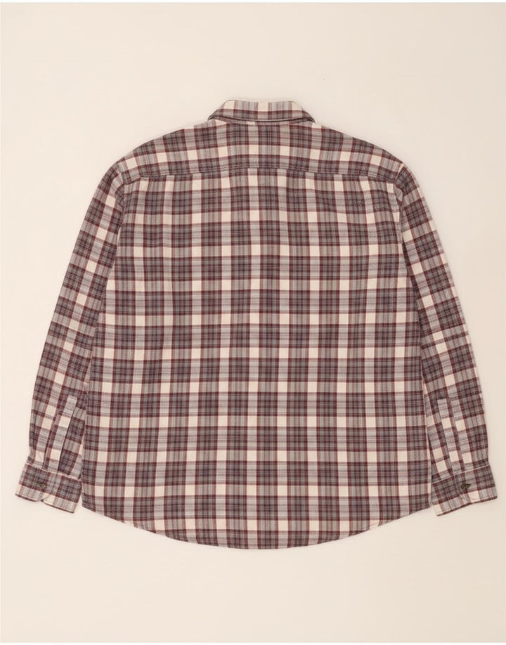 Męska koszula flanelowa European Project XL, szara, bawełniana krata