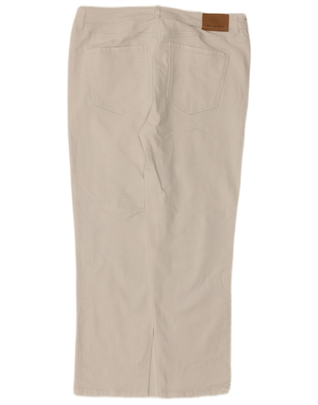 Damskie proste dżinsy Massimo Dutti EU 42 duże W32 L26 białe