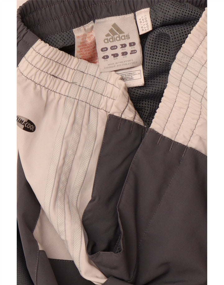 Spodnie chłopięce ADIDAS Climacool 15-16 lat W32 L32 Szary blok kolorów