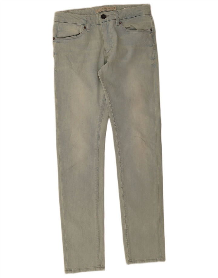 Damskie dżinsy Calvin Klein W25 L32 Niebieskie bawełniane