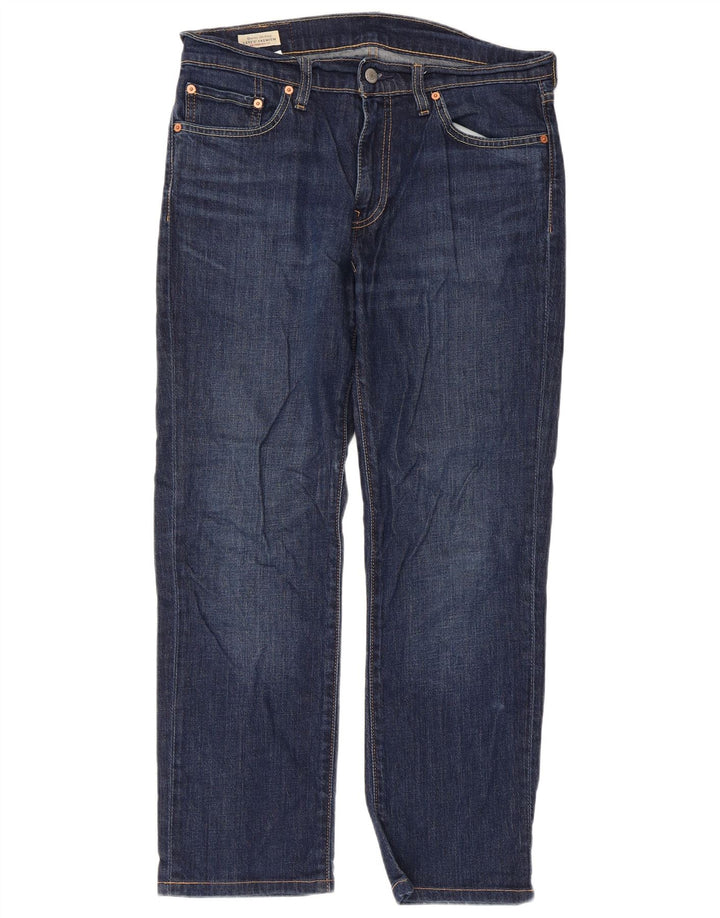 Męskie jeansy Levi's 511 Slim W32 L28 Niebieska bawełna