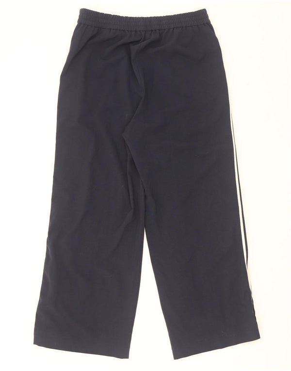 Marks & Spencer Damskie spodnie codzienne z wysokim stanem UK 16 Large W30 L30 Granatowe