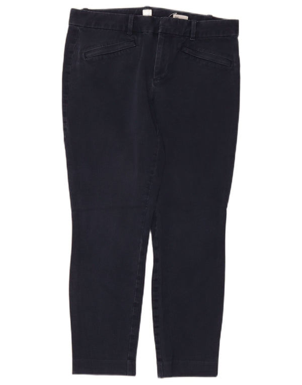 Spodnie damskie Gap Skinny, krótkie UK 10 Small W32 L25 Granatowa bawełna