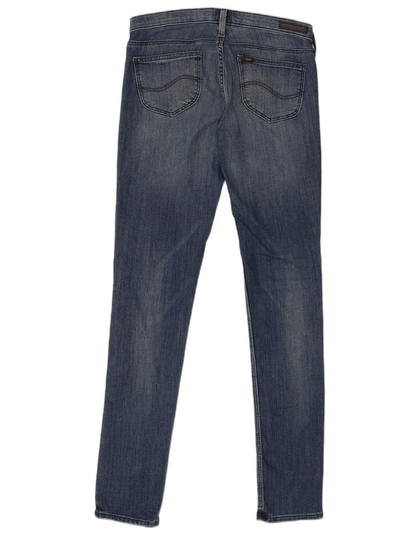 Damskie jeansy Lee Lynn Skinny W29 L35 Niebieskie bawełniane