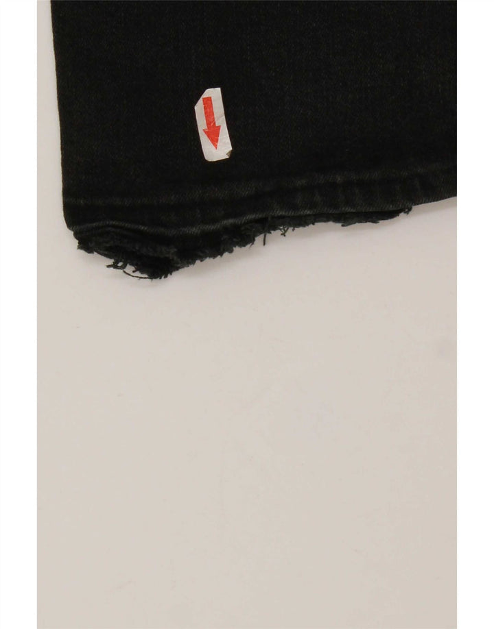 Męskie jeansy slim fit Levi's W32 L32 Czarna bawełna