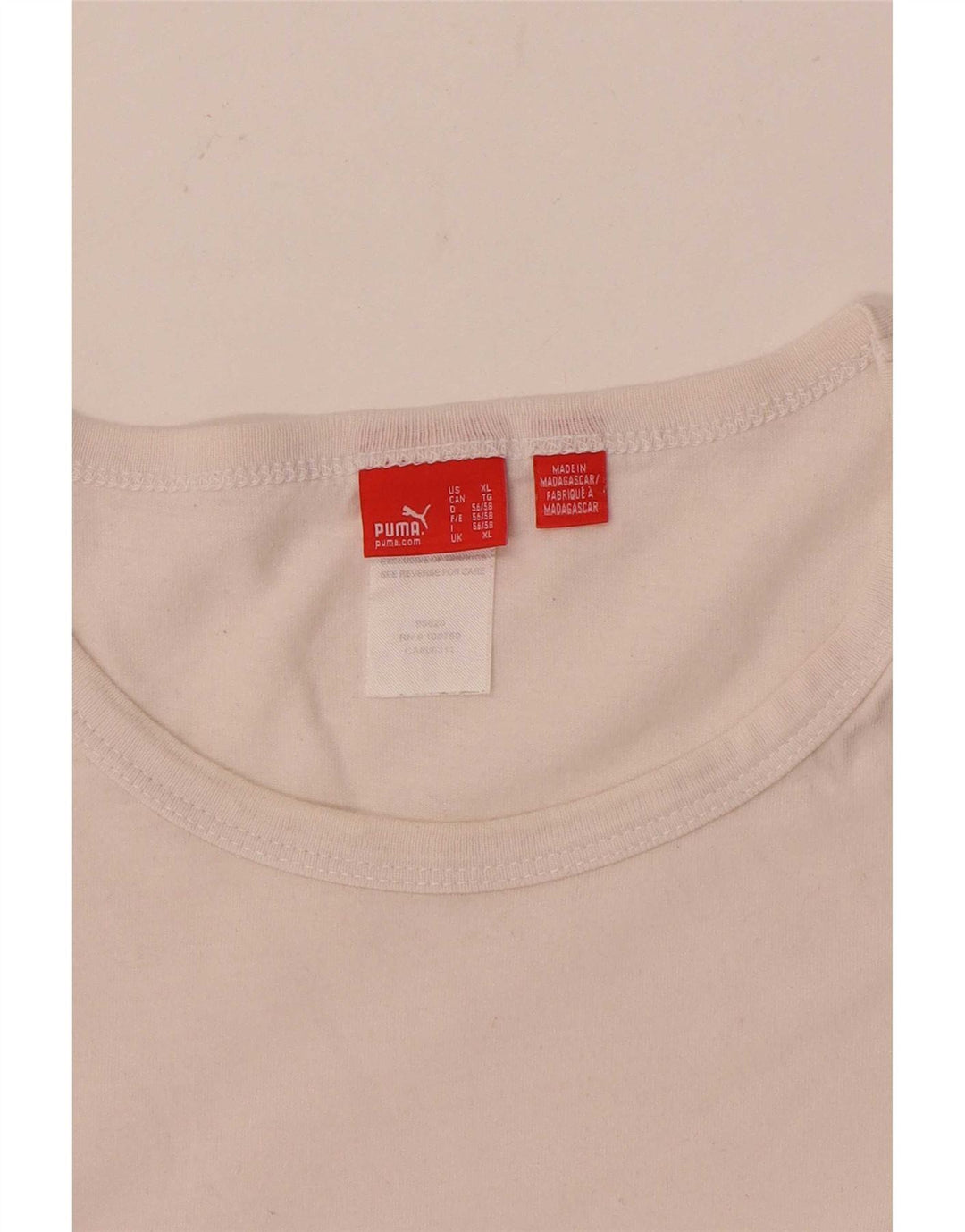 Męska koszulka Puma Top XL, biała, bawełniana