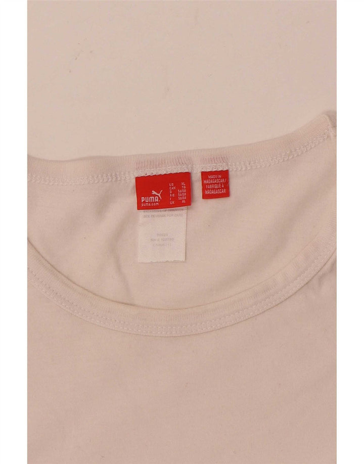 Męska koszulka Puma Top XL, biała, bawełniana