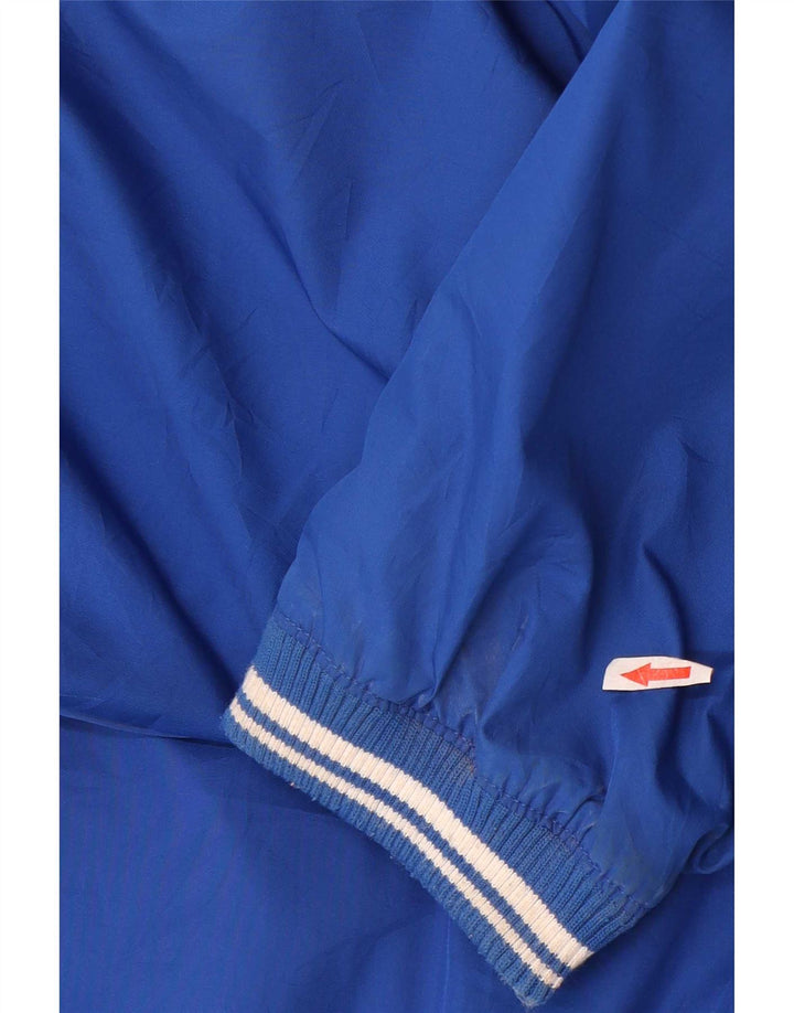 Reebok Męska bluza dresowa z grafiką, kurtka XL, niebieski poliester