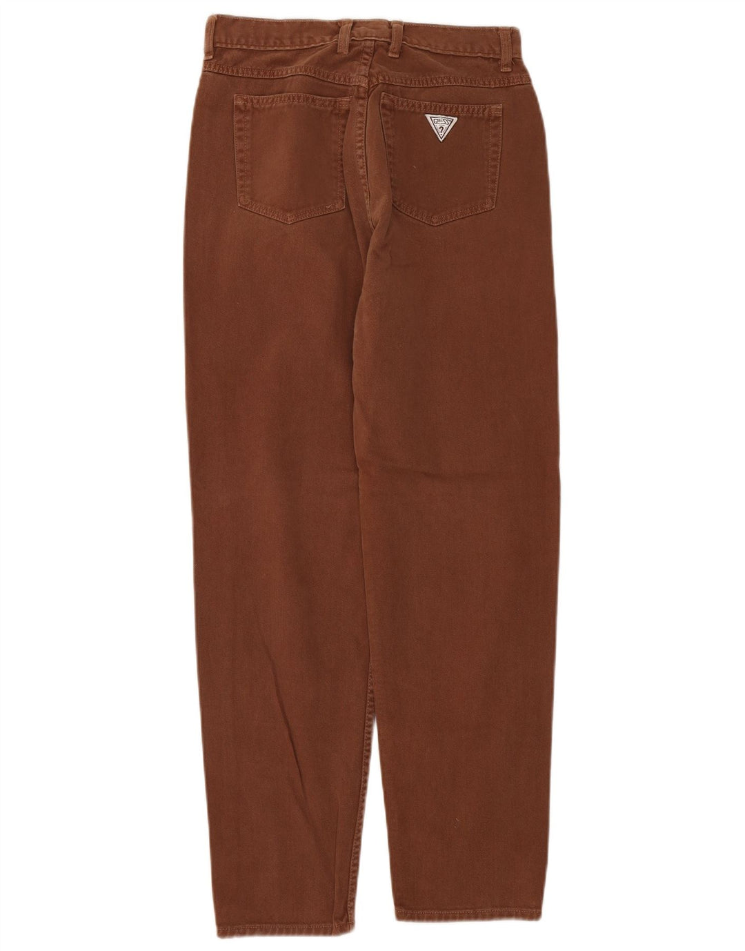Zwężane jeansy męskie Guess W31 L28, brązowe, bawełniane